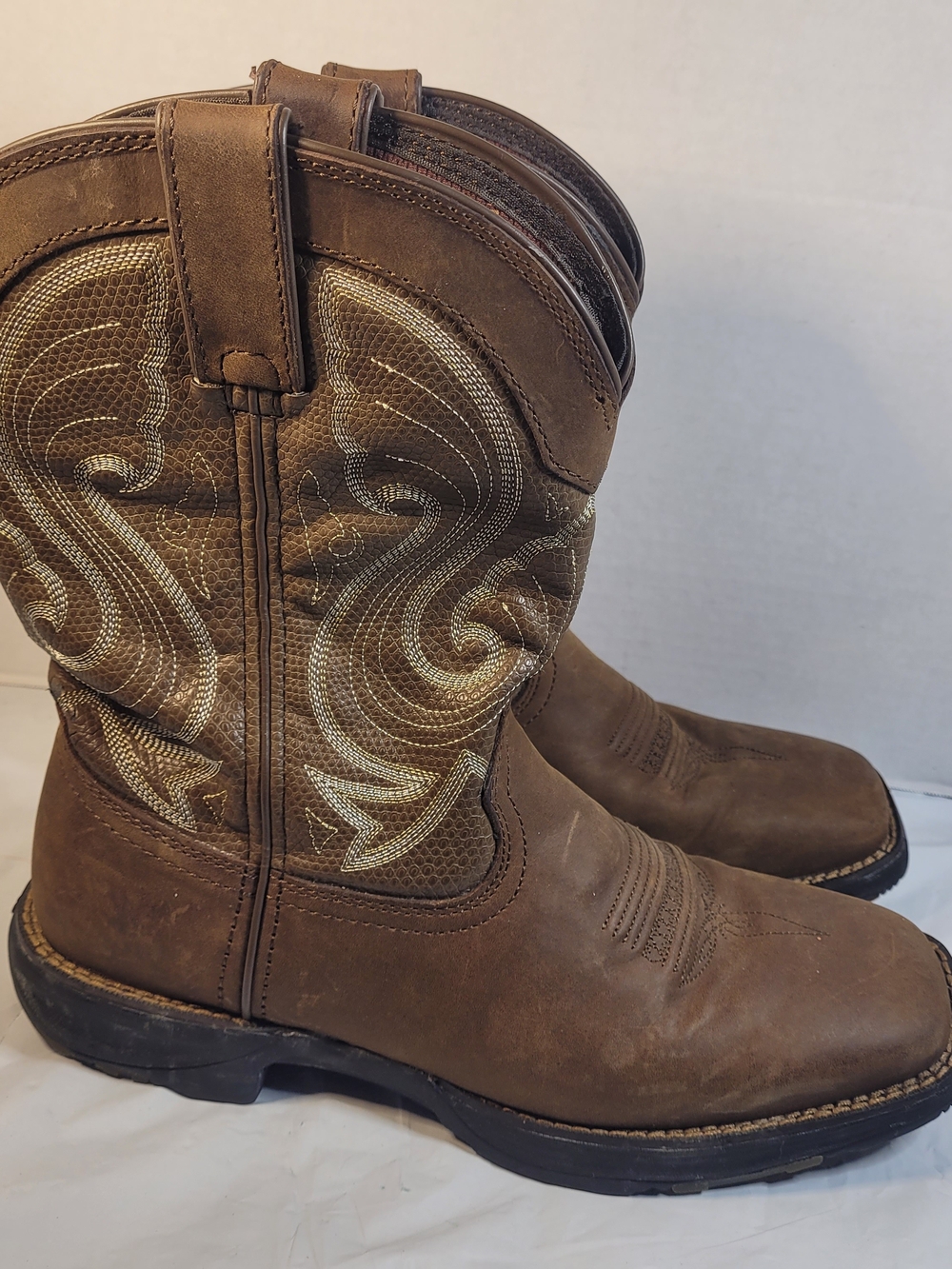 Womens Size 8.5M Square Toe Durango Cowboy Boots (S2)